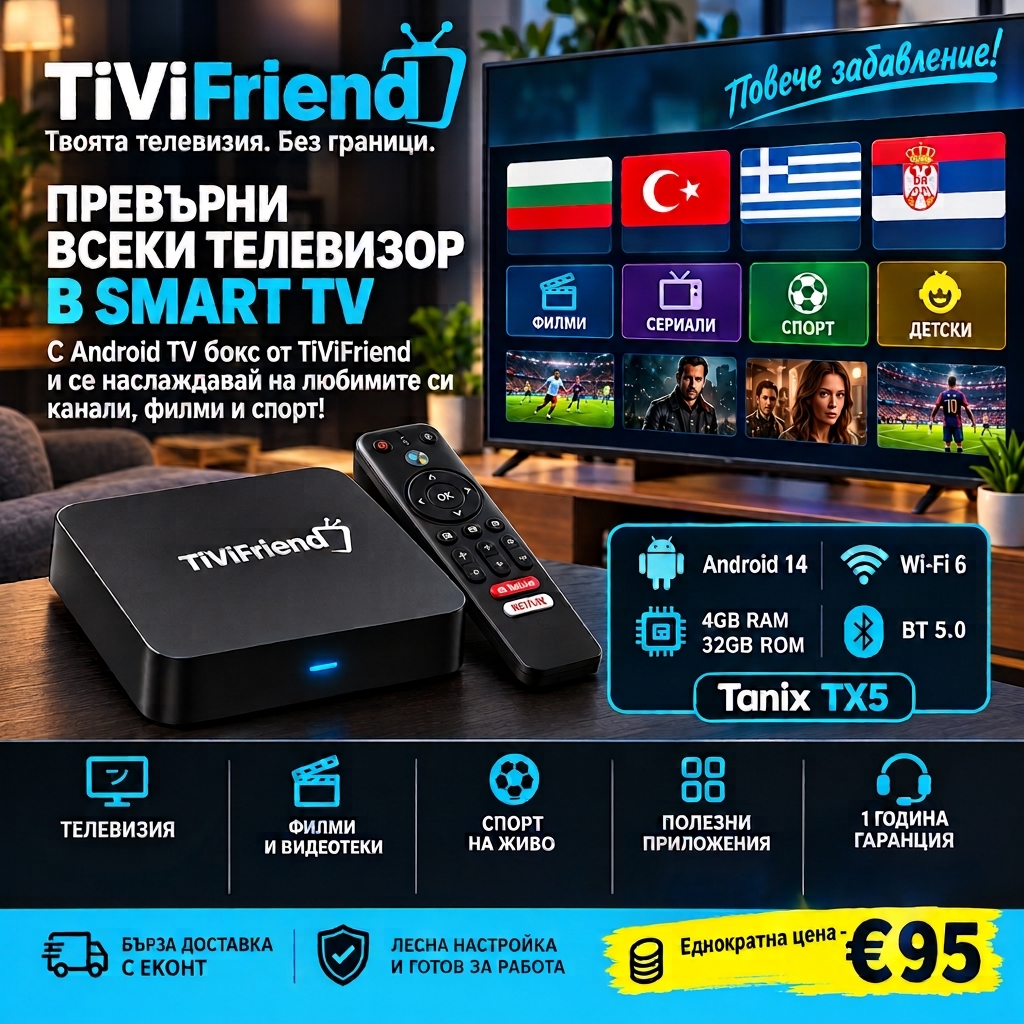 Характеристики и свързаност на Android TV Box